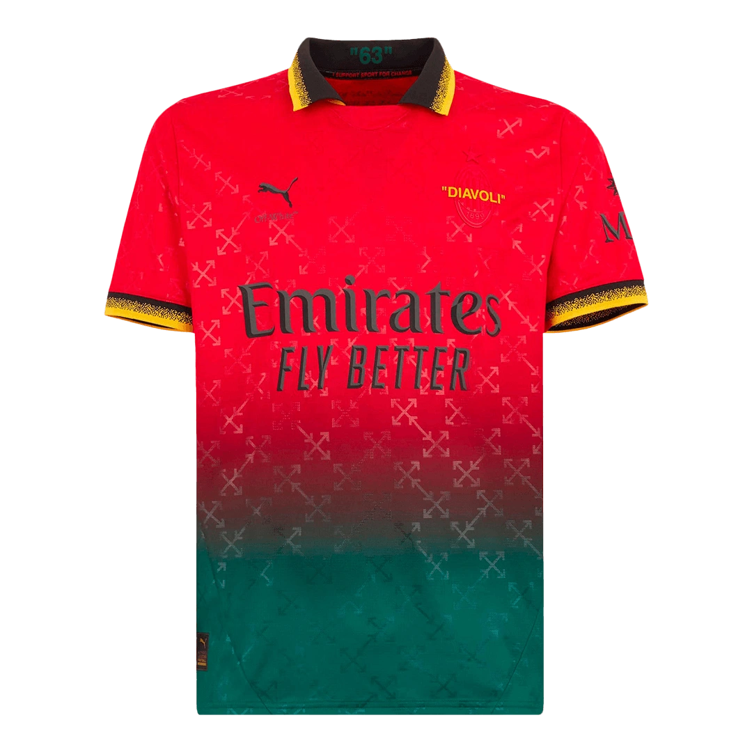 AC Milan Quarta Maglia Portiere 2024/25 – Gradiente Rosso-Verde